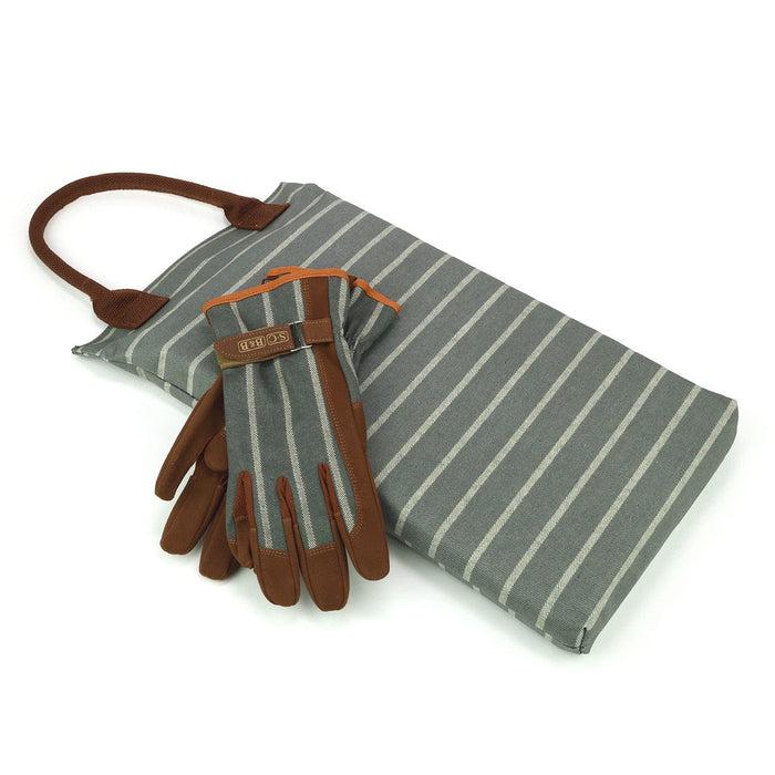 Sophie Conran Garden Kneeler & Gloves Bundle - Grey