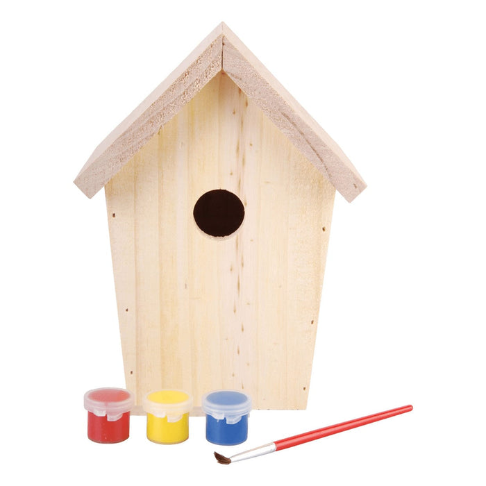 Paint-Your-Own Bird House for Kids (FSC 100%)