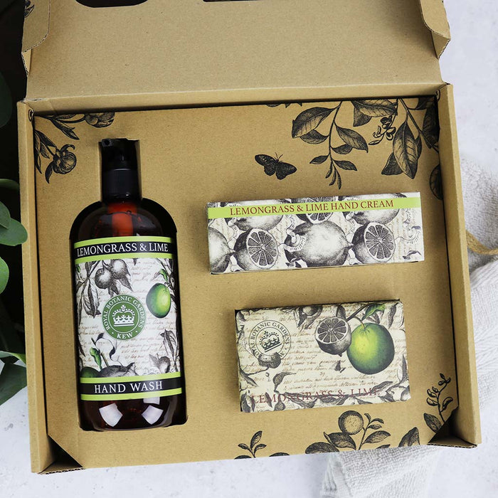 Kew Lemongrass & Lime Hand Care Gift Set