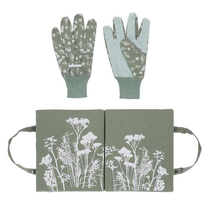 Meadow Herbs Kneeler and Gloves set