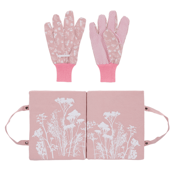 Meadow Herbs Kneeler and Gloves set