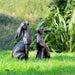 A Bit Quackers Garden Decor - Bronze Hare Ornaments