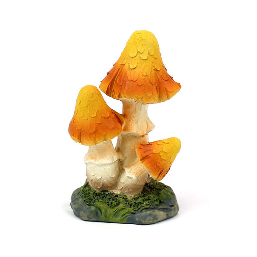 A Bit Quackers Garden Decor - Garden Ornament - Yellow Miniature Pimpled Toadstool