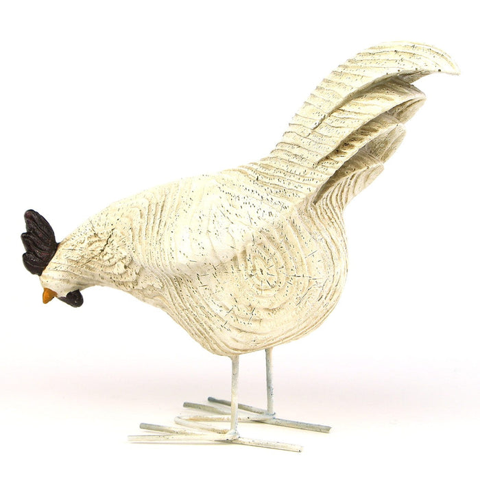 A Bit Quackers Garden Decor - Wood Style Rooster