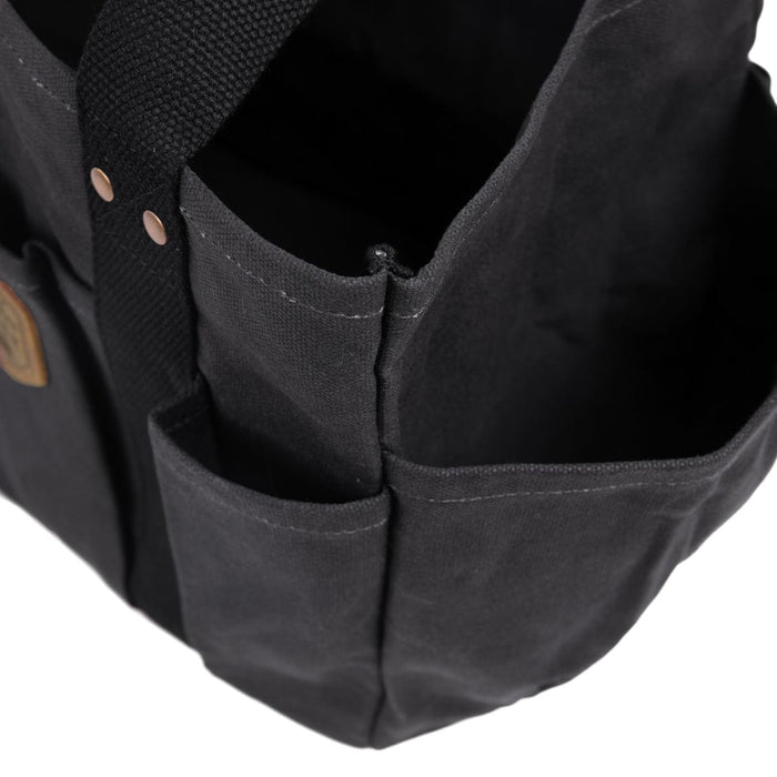 Alaskan MAKER Garden Bags - Canvas Gardening Tool Bag - Charcoal