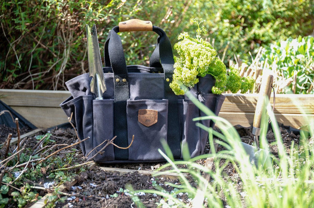 Alaskan MAKER Garden Bags - Canvas Gardening Tool Bag - Charcoal