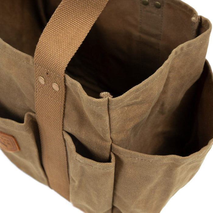 Alaskan MAKER Garden Bags - Canvas Gardening Tool Bag - Havana