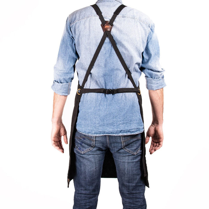 Alaskan MAKER Gardening Aprons & Tool Belts - Canvas Apron - Black