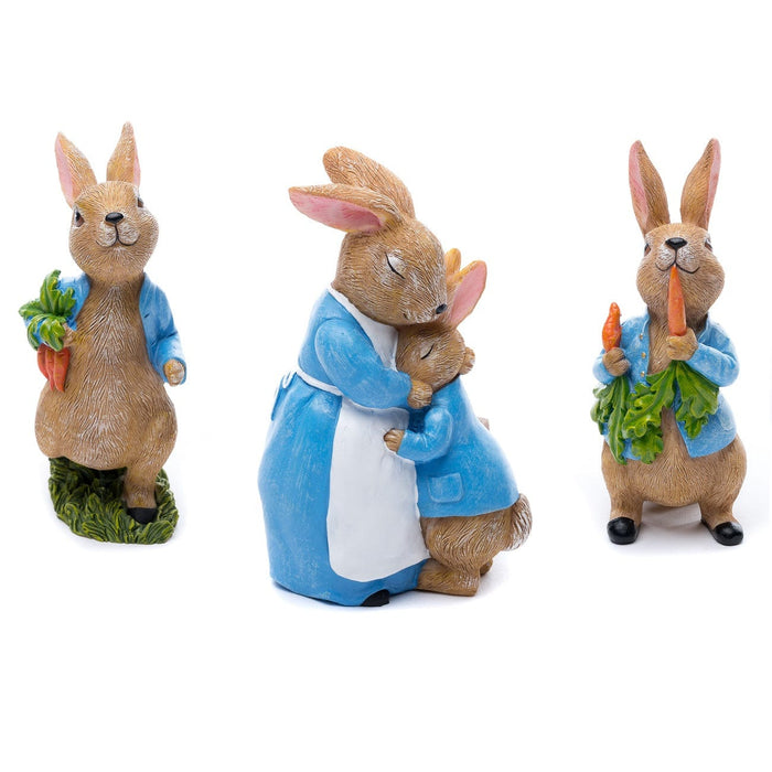 Beatrix Potter Plant Pot Accessories - Plant Pot Feet - Peter Rabbit & Mrs. Rabbit