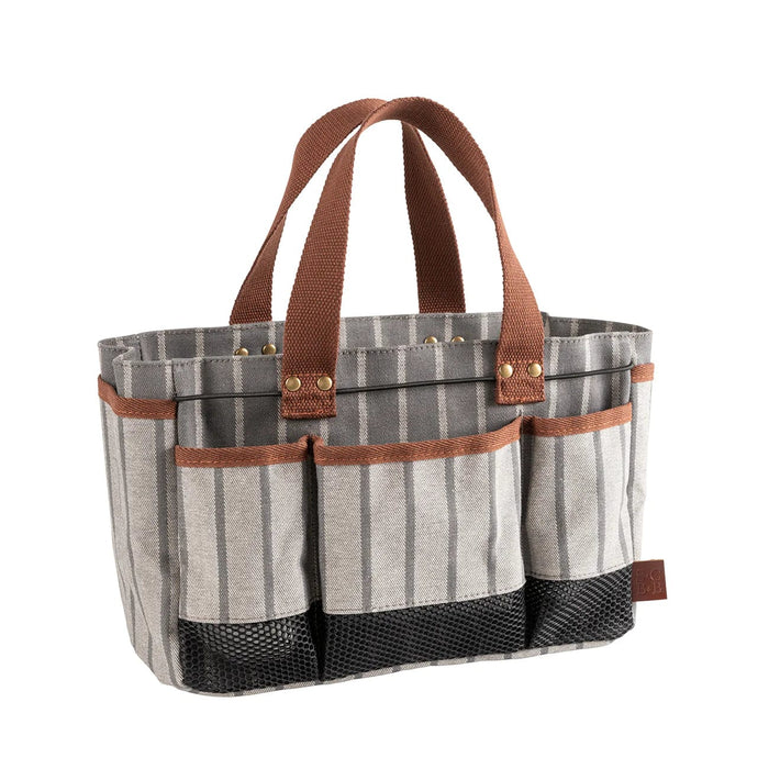 Burgon & Ball Garden Bags - Sophie Conran Tool Bag - Grey Stripe