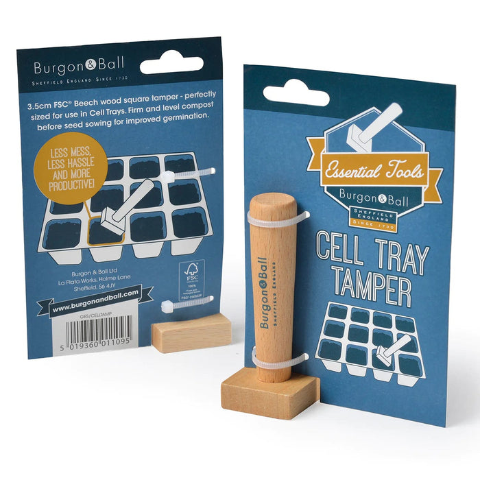 Burgon & Ball Garden Essentials - Cell Tray Tamper - Essential Tools