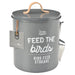 Burgon & Ball Garden Storage & Organisation - Feed the Birds' Bird Food Tin - Charcoal