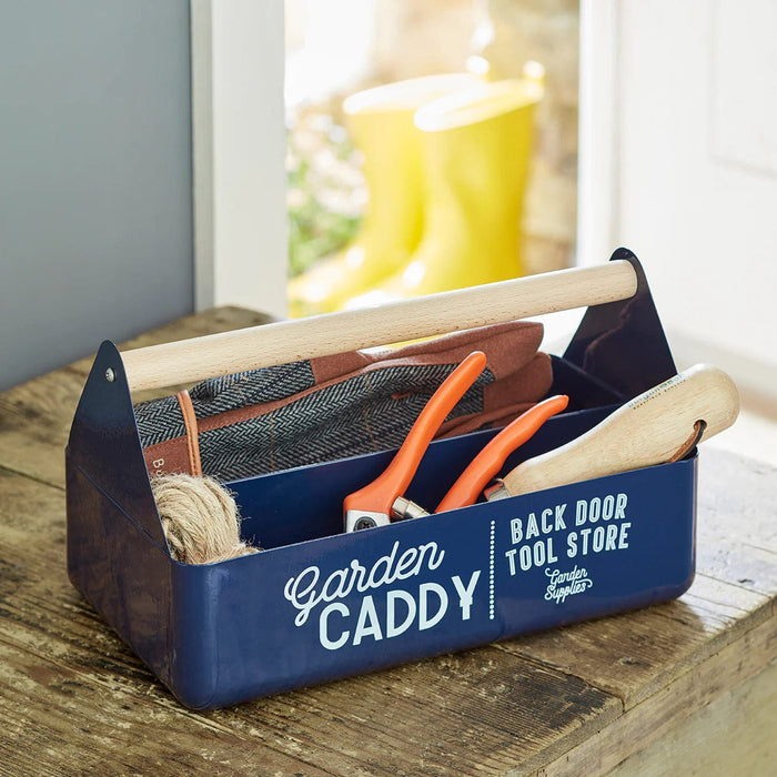 Burgon & Ball Garden Storage & Organisation - Garden Caddy - Atlantic Blue