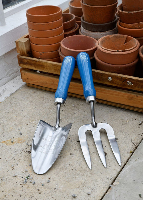 Burgon & Ball Garden Tool Gift Sets - British Meadow Trowel & Fork Set - Gift Boxed