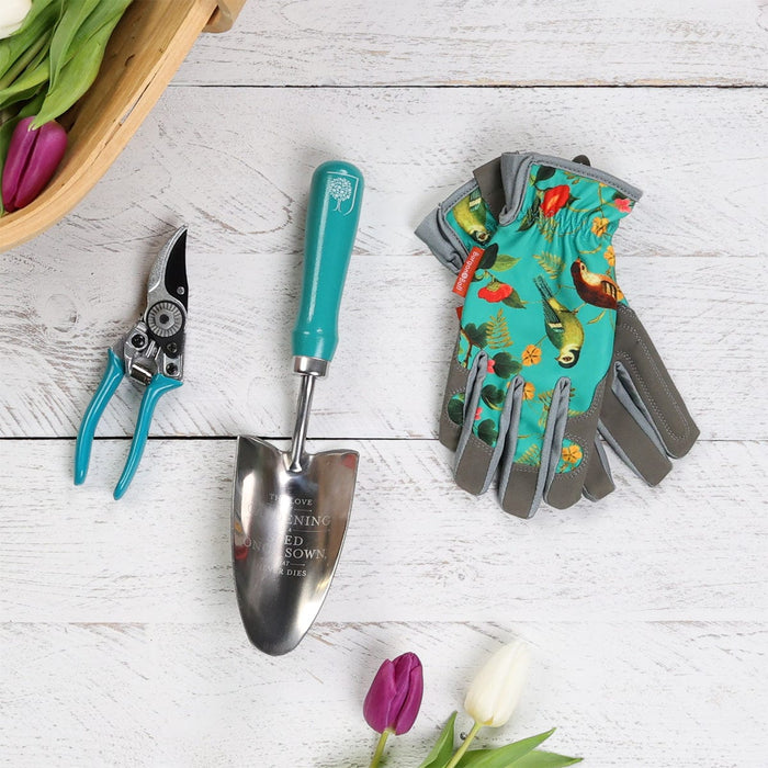 Burgon & Ball Garden Tool Gift Sets - Garden Tools & Gloves Bundle - Flora & Fauna