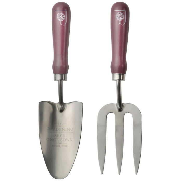 Burgon & Ball Garden Tool Gift Sets - Passiflora Trowel & Fork - Gift Boxed