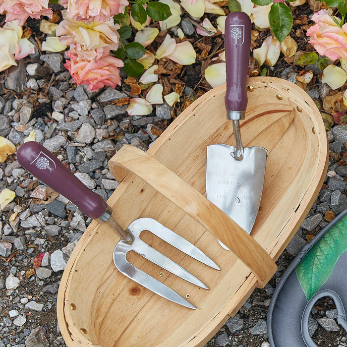 Burgon & Ball Garden Tool Gift Sets - Passiflora Trowel & Fork - Gift Boxed