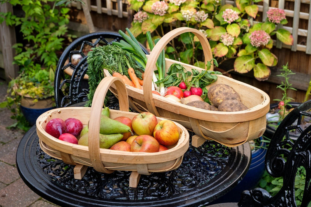 Burgon & Ball Garden Trugs & Baskets - Traditional Wooden Trug - Large