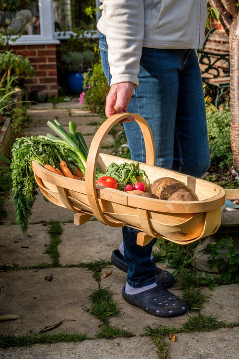 Burgon & Ball Garden Trugs & Baskets - Traditional Wooden Trug - Large