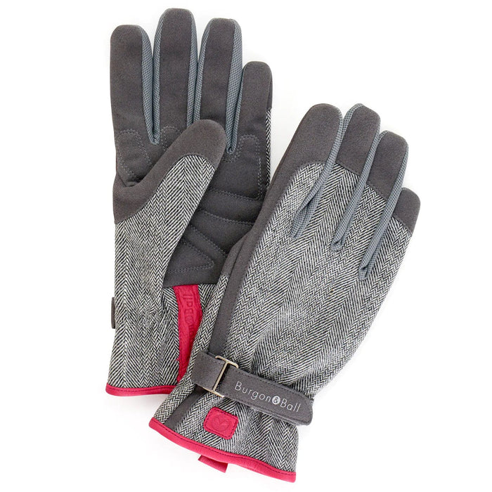 Burgon & Ball Gardening Gloves - Love the Glove - Grey Tweed