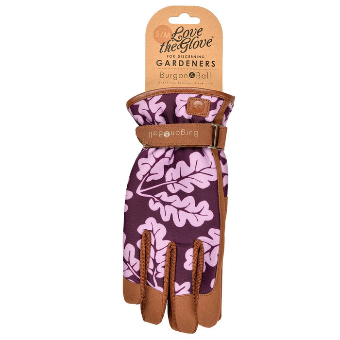 Burgon & Ball Gardening Gloves - Love the Glove - Oak Leaf Plum