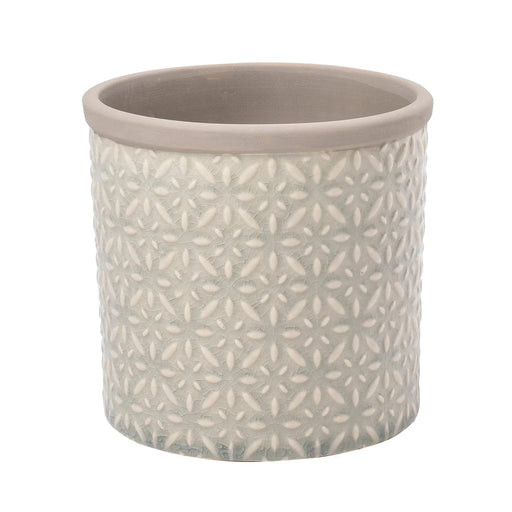 Burgon & Ball Indoor Plant Pots - Tuscany Grey Glazed Pot - Small