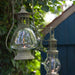 Esschert Design Decor - Aged Metal Green Tealight Lanterns