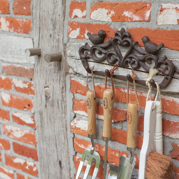 Esschert Design Indoor Decor - Bird Coat Hanger (Four Coat Hooks) - Gift Boxed