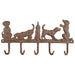 Esschert Design Indoor Decor - Dog Coat Hanger (Five Coat Hooks)