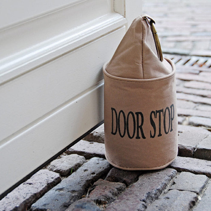 Esschert Design Indoor Decor - Fabric Doorstop with Large Metal Ring