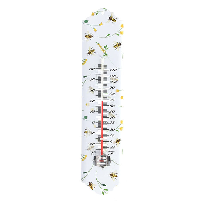 Esschert's Garden Decor - Bee Print Thermometer