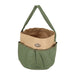 Esschert's Garden Garden Bags - Heavy-Duty Round Garden Holdall Tool Bag - Green