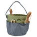 Esschert's Garden Garden Bags - Heavy-Duty Round Garden Holdall Tool Bag - Grey