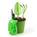 Esschert's Garden Garden Tool Gift Sets - Green Shades of Nature Garden Tools Set and Flower Pot (Various Colours)