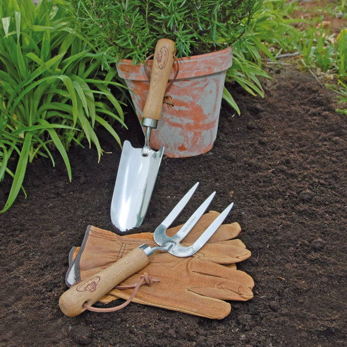 Esschert's Garden Garden Tool Gift Sets - Traditional Garden Tool Gift Set (Stainless Steel)