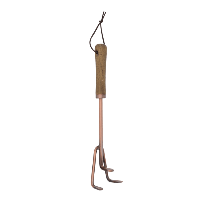 Esschert's Garden Garden Tools & Equipment - Claw Cultivator - Hand Rake (Copper Plated)