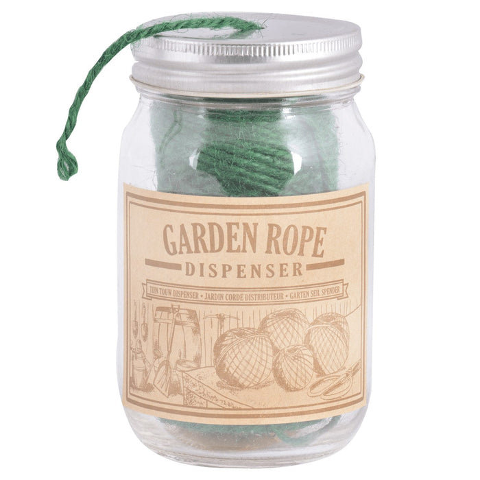 Esschert's Garden Garden Tools & Equipment - Garden Twine in Vintage Jar Dispenser