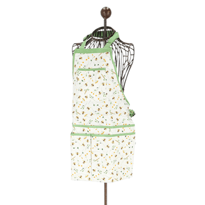 Esschert's Garden Gardening Aprons & Tool Belts - Bee Print Garden Apron