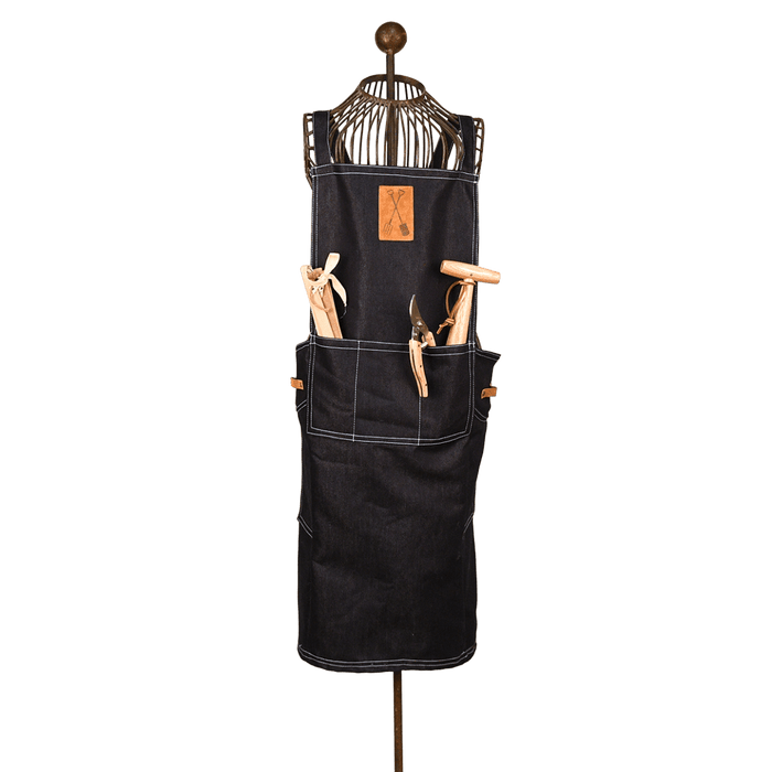 Esschert's Garden Gardening Aprons & Tool Belts - Denim Cross Back Garden Apron