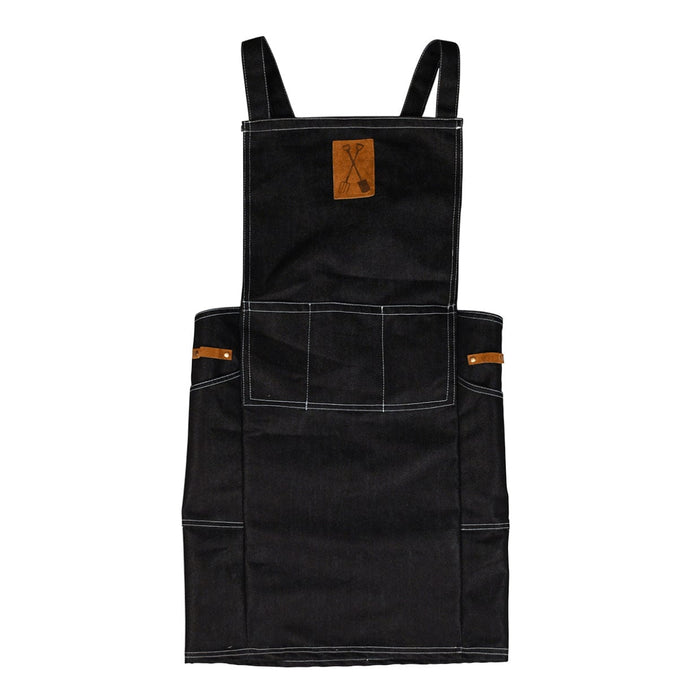 Esschert's Garden Gardening Aprons & Tool Belts - Denim Cross Back Garden Apron