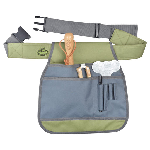 Esschert's Garden Gardening Aprons & Tool Belts - Heavy-Duty Garden Tool Belt - Grey