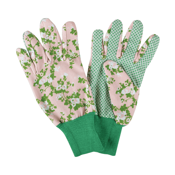 Esschert's Garden Gardening Gloves - Rose Print Women's Gardening Gloves (Set of 3)