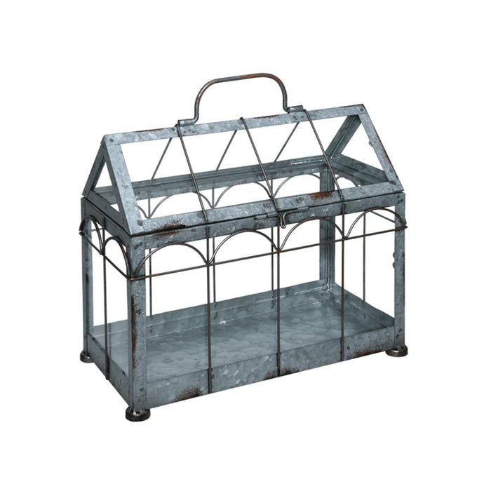 Esschert's Garden Indoor Decor - Miniature Greenhouse (Plant House) with Carry Handle