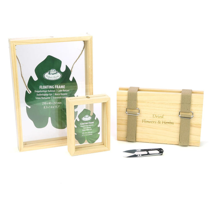 Esschert's Garden Indoor Garden Tool Set - Botanical Press & Display Set