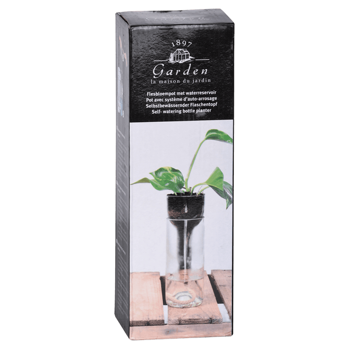 Esschert's Garden Indoor Plant Pots - Self-Watering Bottle Planter