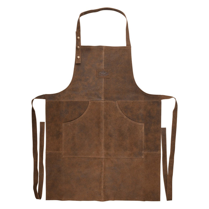 Fancy Flames Gardening Aprons & Tool Belts - Leather BBQ Apron