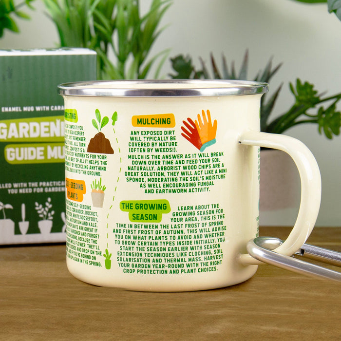 Gardening Guide Enamel Mug