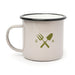 Gentlemen's Hardware Enamel Mugs - Ace Of Spades Garden Enamel Mug