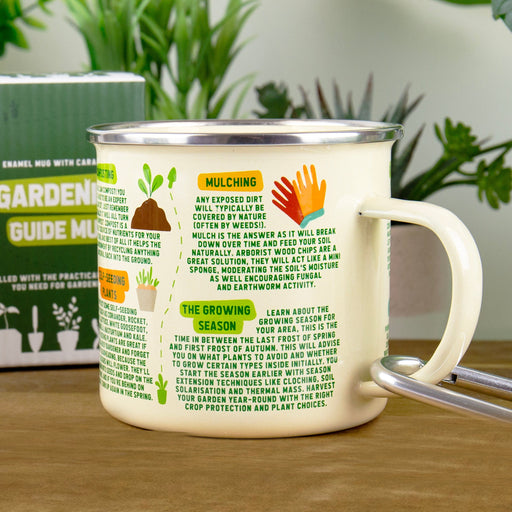 Gift Republic Enamel Mugs - Gardening Guide Enamel Mug