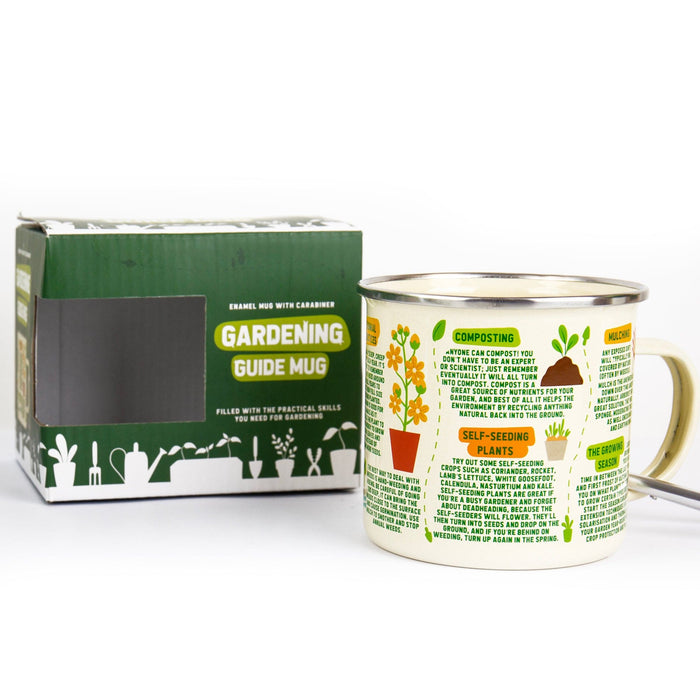 Gift Republic Enamel Mugs - Gardening Guide Enamel Mug